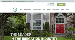 Desktop Screenshot of northshorelawnsprinkler.com