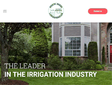 Tablet Screenshot of northshorelawnsprinkler.com